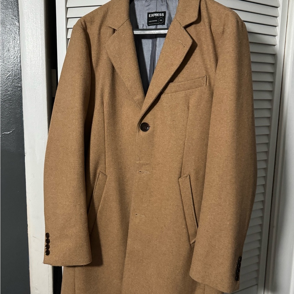 Express Men's Tan Coat